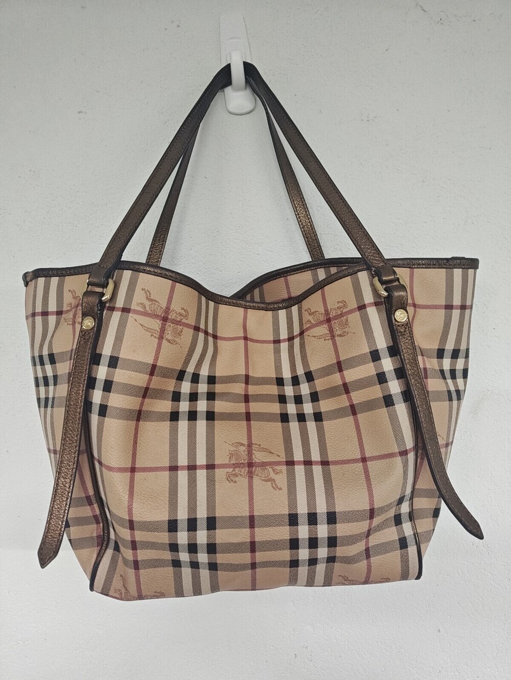 Burberry Haymarket Check Canterbury Tote Bag